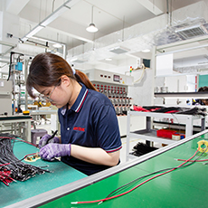 Børstet DC-motorenhet